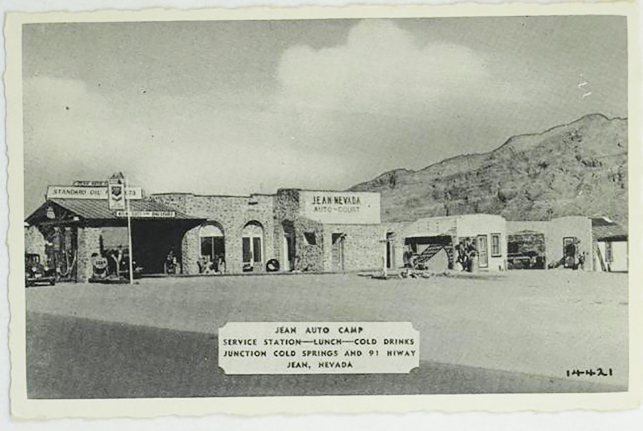 Jean Auto Camp vintage postcard